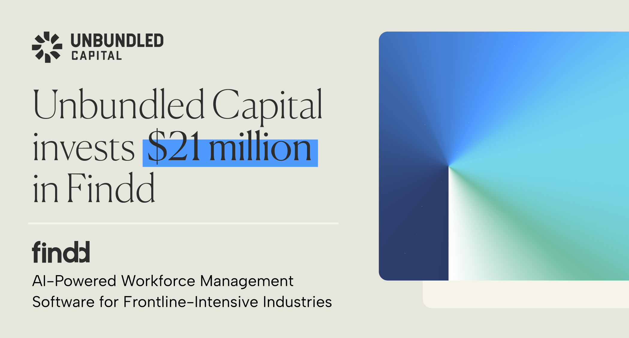 Investment for growth at Findd